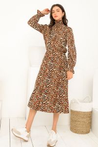 Leopard Midi Dress